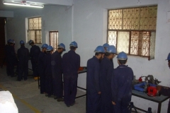 Students in training